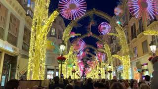 Malaga Christmas Lights 2019 [upl. by Gertrude]