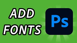 How to add fonts to Photoshop FULL GUIDE [upl. by Bully]