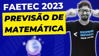 🚨FAETEC 2023 Previsões revisão Dicas e Muito mais [upl. by Eirod621]