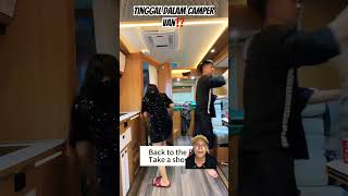 TINGGAL DALAM CAMPER VAN⁉️ vanlife travel camping automobile rvlife roadtrip rv [upl. by Reeba80]