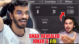 Snax amp Goldy Bhai TROLLING Joker😂 FD Revealed🤣 [upl. by Eilram764]