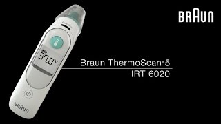 Braun ThermoScan® 5 OhrThermometer IRT6020 [upl. by Taro447]