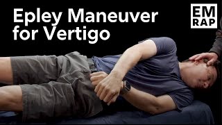 Epley Maneuver Performed on a Patient Suffering from Vertigo [upl. by Nam81]