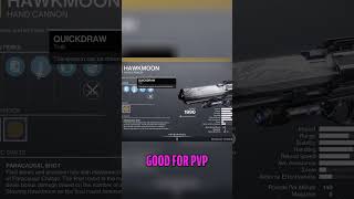 Quick Draw Hawkmoon The Best PvP Exotic Weapon in Destiny 2 [upl. by Emmie]