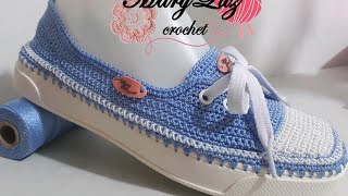 CONVERSE CHATO TEJIDO EN CROCHET [upl. by Eitra850]