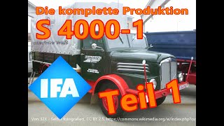 Die komplette Produktion des IFA S40001 in Zwickau 1959  Teil 1 [upl. by Anassor]