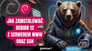 Jak zainstalować Debian 12 z serwerem WWW oraz SSH na Proxmox 8 [upl. by Annehcu]