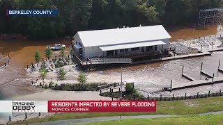 Residents in Moncks Corner impacted by severe flooding [upl. by Anaeg]