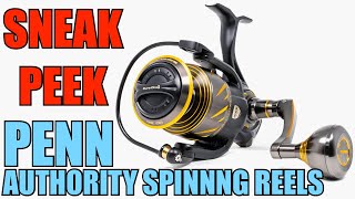 Sneak Peek Penn Authority Spinning Reels  JampH Tackle [upl. by Eiahpets]