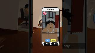 ROBLOX SNAPCHAT TROLLING PART 10😭👻 funny robloxmemes meme viral roblox [upl. by Neehsuan152]