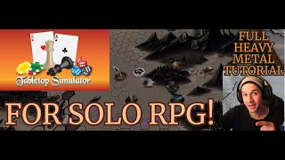 Tabletop Simulator for SOLO RPG  Full Guide [upl. by Princess]