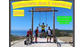 Conquista dos 3 castelos 2024 BTT 130kms [upl. by Plossl]