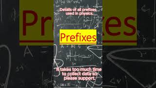 Prefixes prefixes used in physics important prefixes prefixes conversion in physicsshorts [upl. by Nortal]