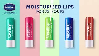 Enjoy moisturized lips for up to 72 hours with Vaseline Lip Therapy [upl. by Audres691]