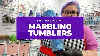 How To Marble a Tumbler StepbyStep for Beginners [upl. by Naig466]