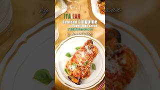 【🇮🇹 拿坡里海鮮蕃茄扁意粉 Seafood Linguine in Napoletana Sauce】 [upl. by Akoyn]