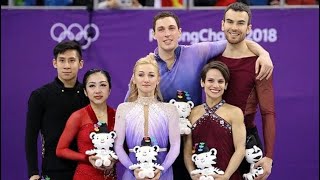 A Tribute to the 2018 Olympic Medalists in Pairs’ Figure Skating Video Montage [upl. by Dduj161]