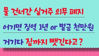 물 건너간 실거주 의무 폐지 어기면 징역 1년 또는 벌금 1000만원에 집까지 뺏긴다고 [upl. by Latyrc]