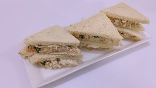 Easy Sandwich Bread Recipe with Chicken amp Veggies [upl. by Ericha485]