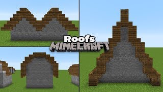 MINECRAFT 114 ROOF GUIDE  How to build 30 Roofs [upl. by Rochus623]