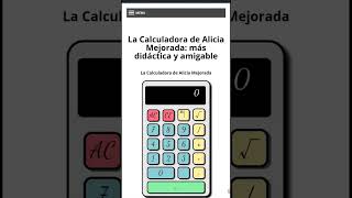 🥴Me toca estudiar  Calculadora de Alicia🔢  calculadoradealicia calculadora calculadoraalicia [upl. by Pinto]