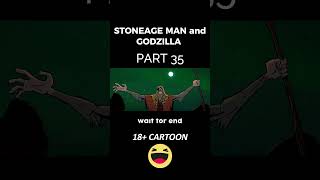 Dinosaur and Stone age man Anime  Primal part 164 Hindi primal cartoon shorts movies [upl. by Karlene]