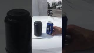 Armadillo liners Polyurea aluminum can test [upl. by Dowling]