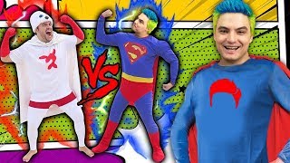 SUPER FOCA VS SUPER HOMEM  LUCCAS NETO É O HERÓI MAIS FORTE 10 [upl. by Helbon]