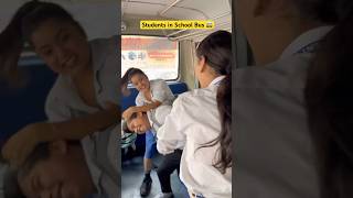 Students and School bus 🚌 shorts ytshorts sejalgabashorts schoollife teacherlife [upl. by Aita]