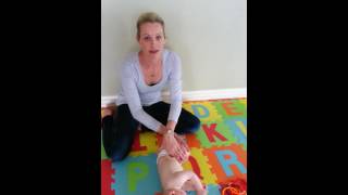 Teaching your baby to sit up from side lying [upl. by Deys]