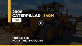 2006 CATERPILLAR 140H MOTOR GRADER FOR SALE [upl. by Zoi884]