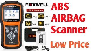 Foxwell NT630 Plus OBDII Automotive Scanner Code Reader Brake Bleeding ABS Airbag SRS Reset [upl. by Lew]