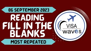 PTE Reading Fill in the Blanks  September 2023 Exam Predictions  Visa Waves [upl. by Hayila772]