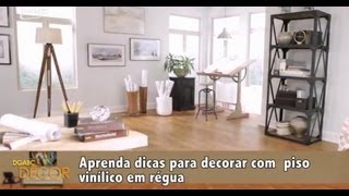 Piso Vinílico saiba como decorar sua casa com praticidade [upl. by Antonino]