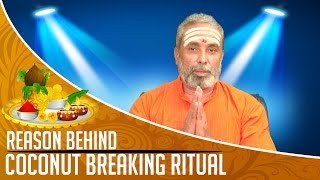 Reason Behind Coconut Breaking Ritual  Vision Time Devotional [upl. by Hasile]