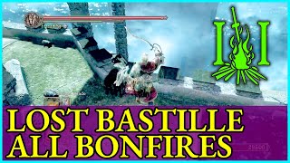 DARK SOULS II All Lost Bastille bonfires  DS2 Guide [upl. by Harac605]