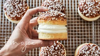 【French PastryquotTropeziennequot】Brioche Sandwich with Plenty of Cream [upl. by Stiegler]