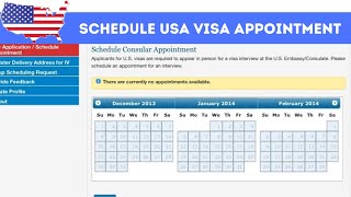 How to schedule USA Visa appointment online  Step by Step 2020 [upl. by Kenweigh702]