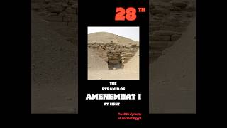 The pyramid of Amenemhat the first is the 28th pyramid in this series on ancient Egyptian pyramids [upl. by Albemarle]