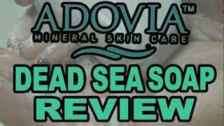 ★ Eczema Acne Dry Skin Treatment  Adovia Dead Sea Mud Soap Review Video [upl. by Anigriv]