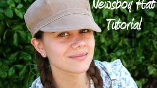 Newsboy Hat How to With FREE Pattern  Whitney Sews [upl. by Gschu280]