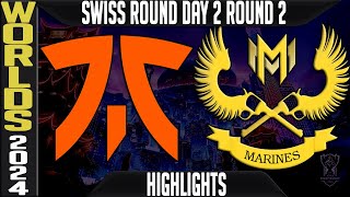 FNC vs GAM Highlights  LoL Worlds 2024 Swiss Stage Day 2 Round 2  Fnatic vs Gigabyte Marines [upl. by Zipah478]