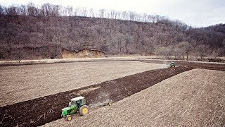 Moldboard Plowing  John Deere 4320 amp 7600 [upl. by Hales]