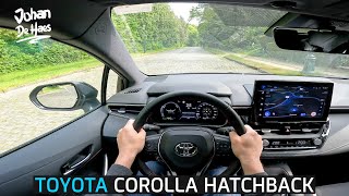 TOYOTA COROLLA HATCHBACK 2023 POV TEST DRIVE 18 HYBRID 140 HP [upl. by Areemas]