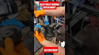 Idler pulley bearing replacement part 203ff automobile mechanic cheap engine car junkyard [upl. by Burrell]