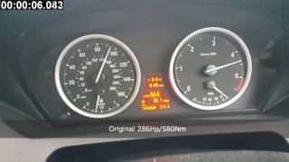 BMW 635d 390Hp800Nm Stage 1 Acceleration 100200 9s [upl. by Airamesor]