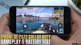 iPhone SE 2022 Call of Duty Mobile Gaming test 2023  Apple A15 Bionic [upl. by Merrile]