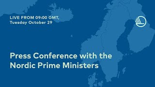 The Prime Ministers Press Conference at the 2024 Nordic Council Sessions [upl. by Lihas]