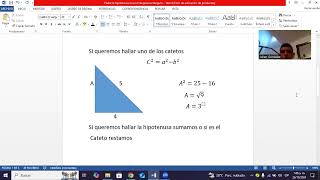 explicación sobre teorema de Pitágoras [upl. by Oicnedurp]