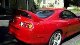 Erics 1994 Toyota Supra wPHR Single Turbo [upl. by Tioneb960]